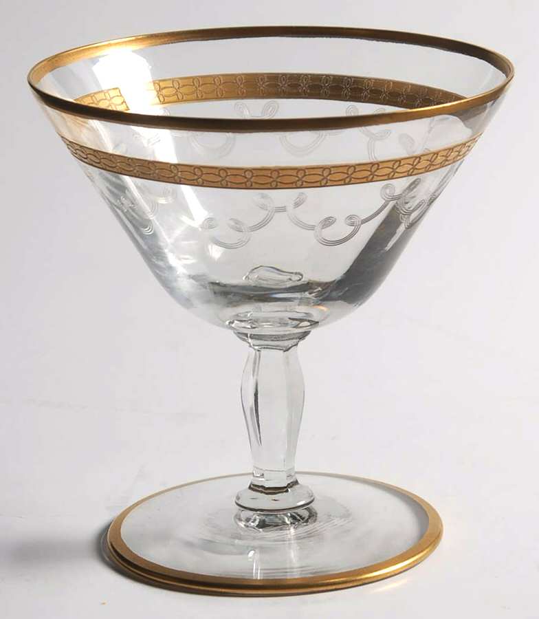 Princess (Stem 5082, Gold) Low Sherbet by Fostoria-1