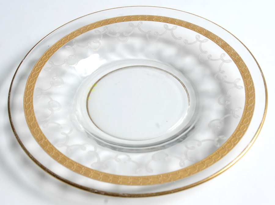 Princess (Stem 5082, Gold) Bread & Butter Plate by Fostoria-1