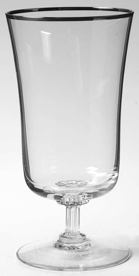 Princess Clear (Platinum Trim) Iced Tea by Fostoria-1