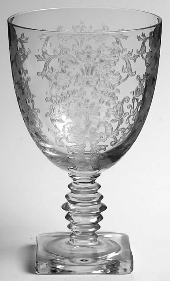 Queen Anne (Etched) Water Goblet by Fostoria-1