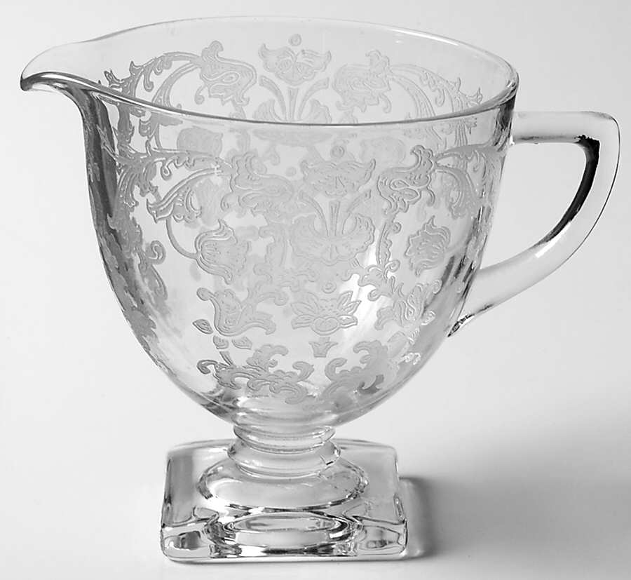 Queen Anne (Etched) Creamer by Fostoria-1