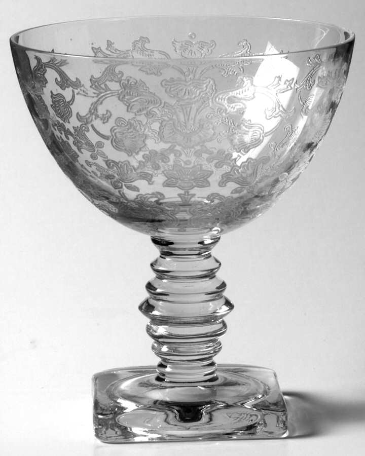 Queen Anne (Etched) Champagne/Tall Sherbet by Fostoria-1