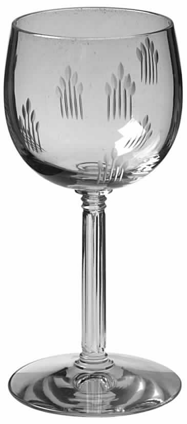 Quinfoil (6011, Cut 737) Water Goblet by Fostoria-1