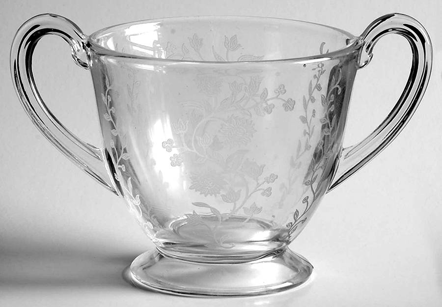 Rambler (Stem 6012, No Trim) Open Sugar by Fostoria-1