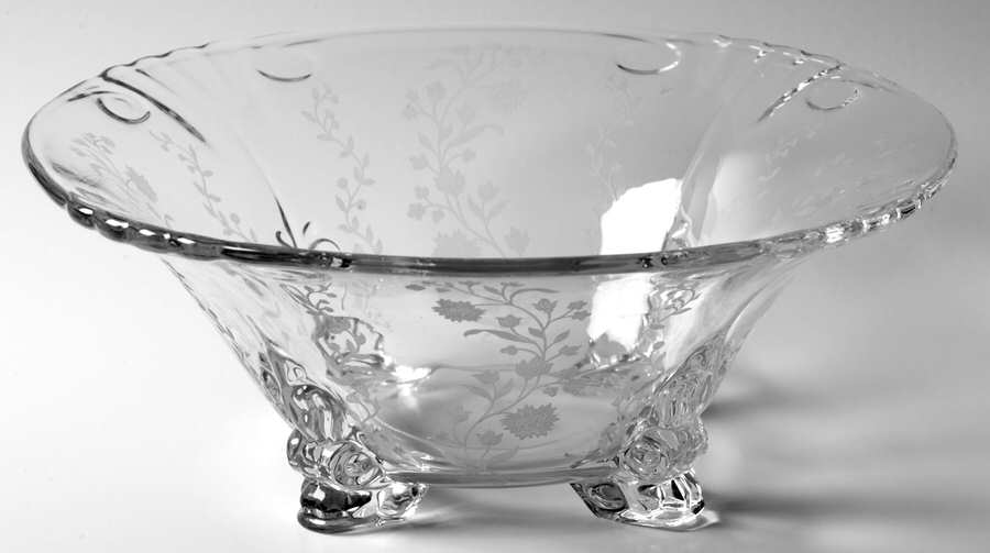 Rambler (Stem 6012, No Trim) Four-Toed Bowl by Fostoria-1