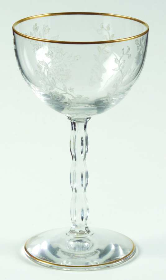 Rambler (Stem 6012, Gold Trim) Liquor Cocktail by Fostoria-1