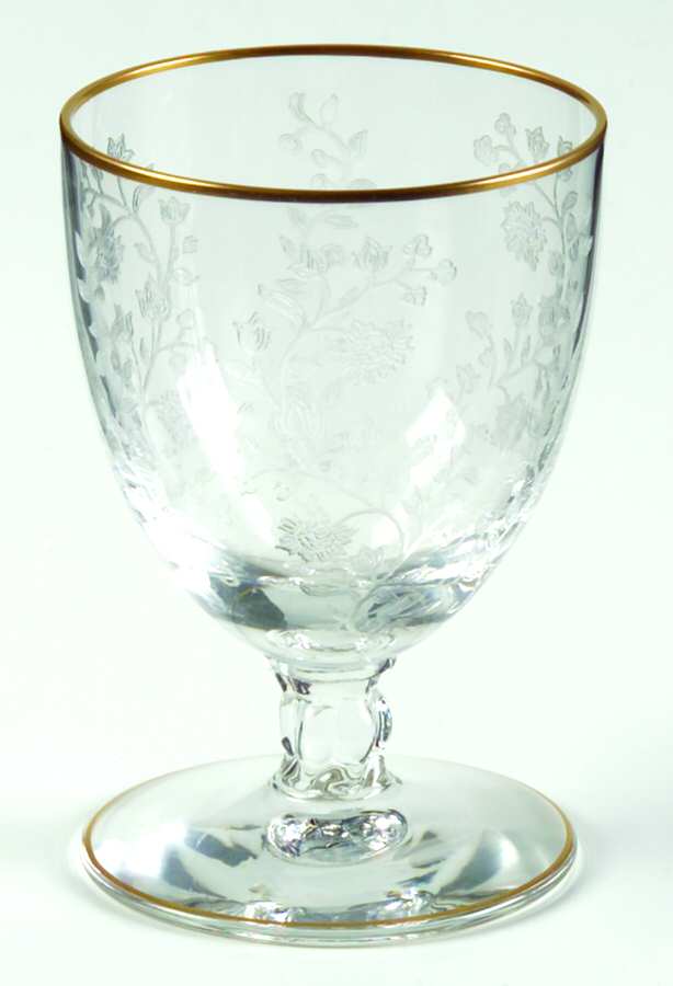 Rambler (Stem 6012, Gold Trim) Oyster or Fruit Cocktail by Fostoria-1