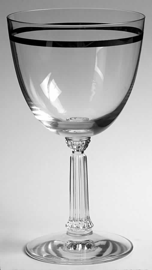 Reflection Water Goblet by Fostoria-1