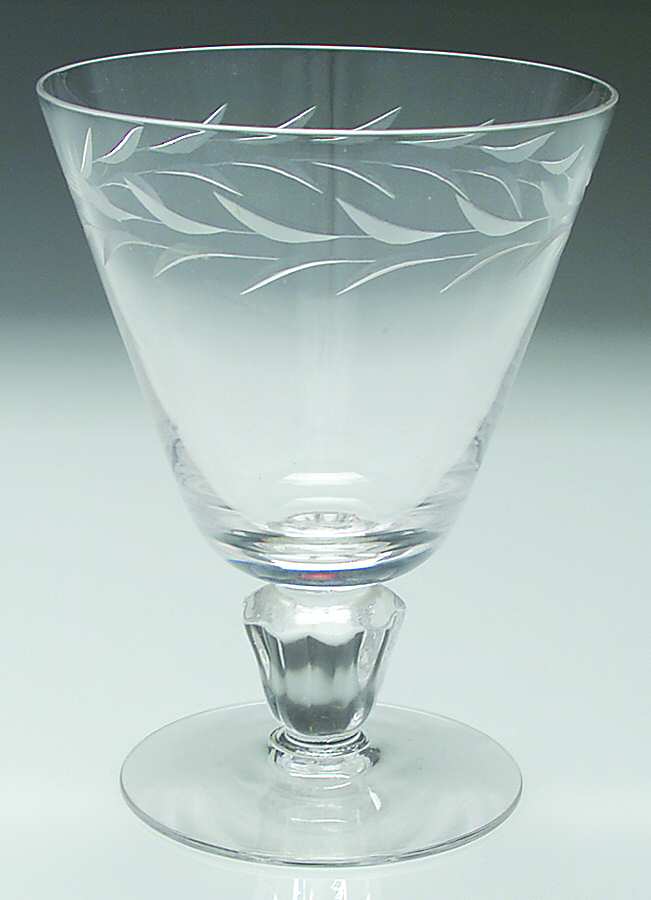 Regal (Gray Cutting #842) Water Goblet by Fostoria-1