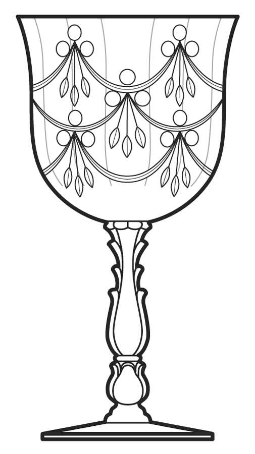 Regal (Cutting #782) Water Goblet by Fostoria-1