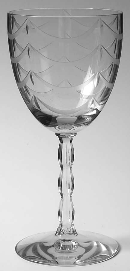 Regency Clear (Stem 6012) Water Goblet by Fostoria-1