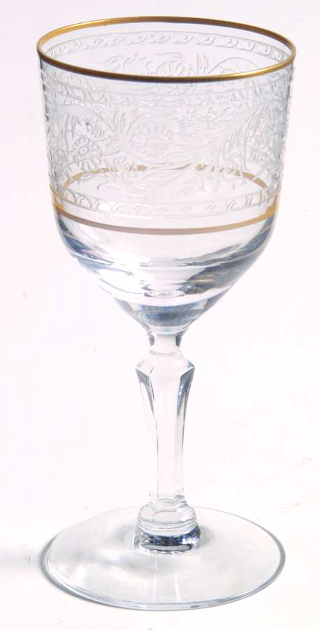Renaissance (Stem 6111, Gold Trim) Cordial Glass by Fostoria-1