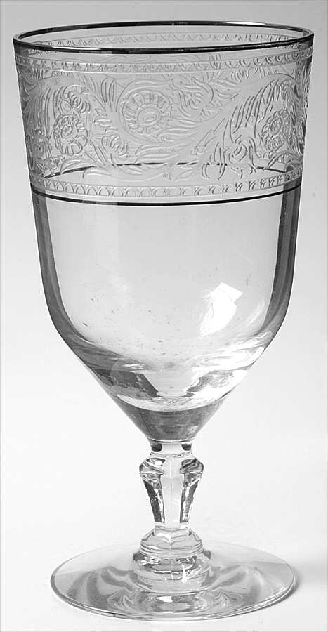 Renaissance (Stem 6111, Platinum Trim) Iced Tea by Fostoria-1