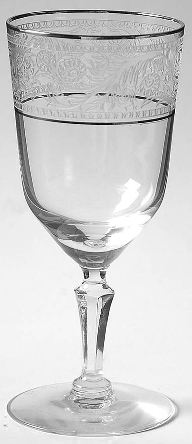 Renaissance (Stem 6111, Platinum Trim) Wine Glass by Fostoria-1