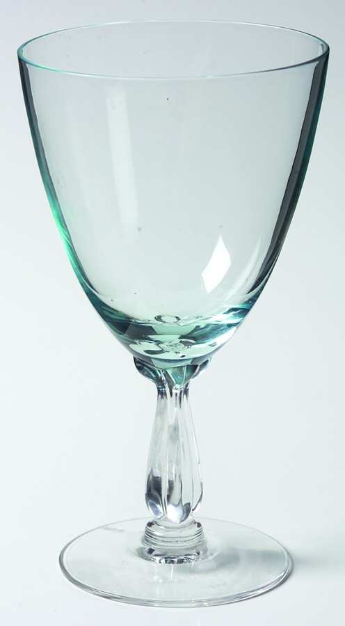 Rhapsody Turquoise Water Goblet by Fostoria-1