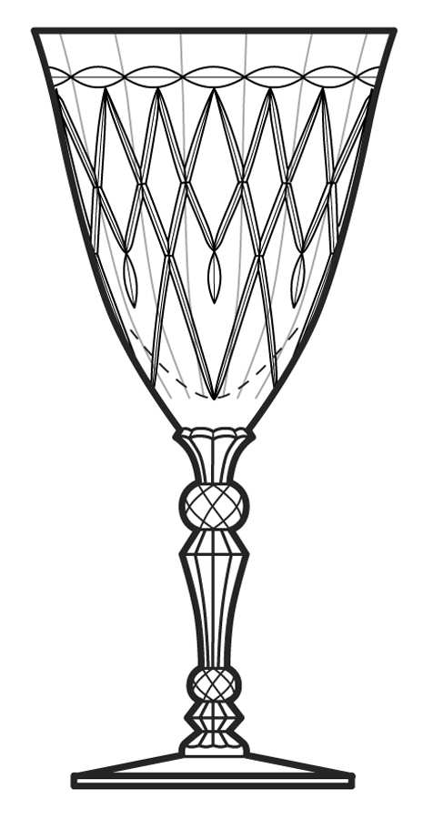 Rheims Water Goblet by Fostoria-1