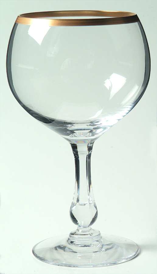 Richmond (Newer, Gold Trim, Stem 6097) Magnum Wine by Fostoria-1