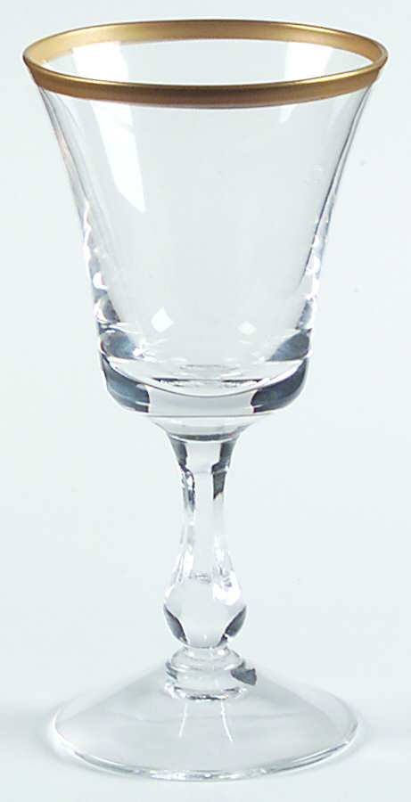 Richmond (Newer, Gold Trim, Stem 6097) Cordial Glass by Fostoria-1