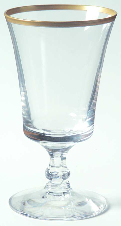 Richmond (Newer, Gold Trim, Stem 6097) Juice Glass by Fostoria-1