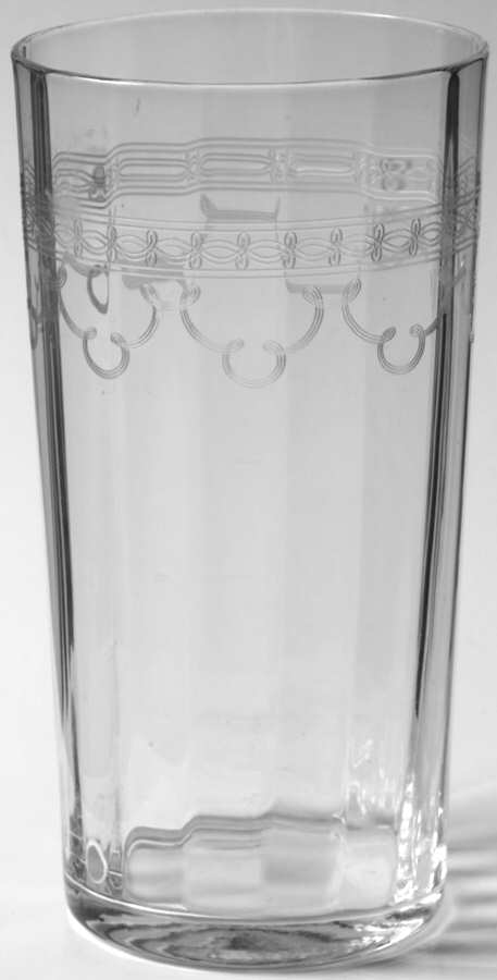 Richmond (Older, Etched, Stem 5082) 12 Oz Flat Tumbler by Fostoria-1