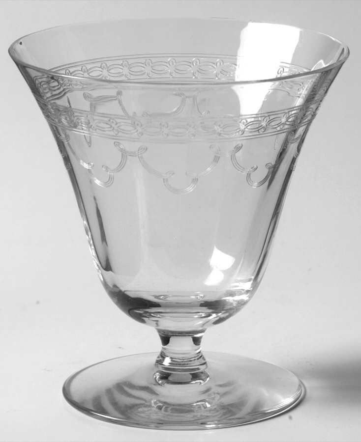 Richmond (Older, Etched, Stem 5082) Oyster or Fruit Cocktail by Fostoria-1