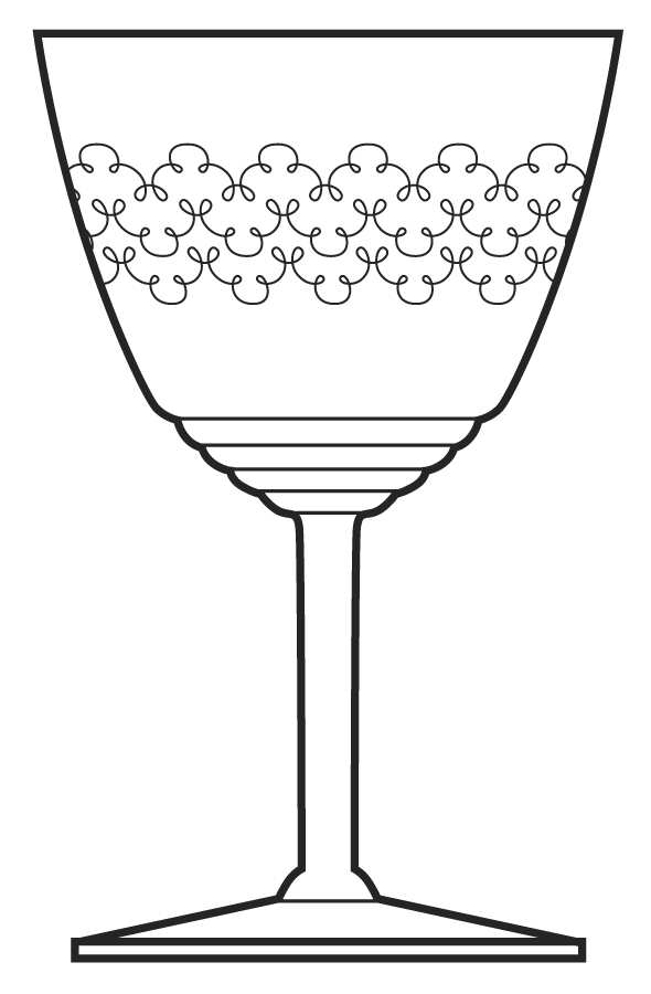 Ringlet Water Goblet by Fostoria-1