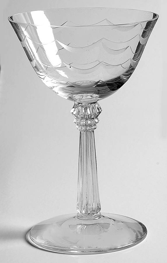 Ripple Champagne/Tall Sherbet by Fostoria-1