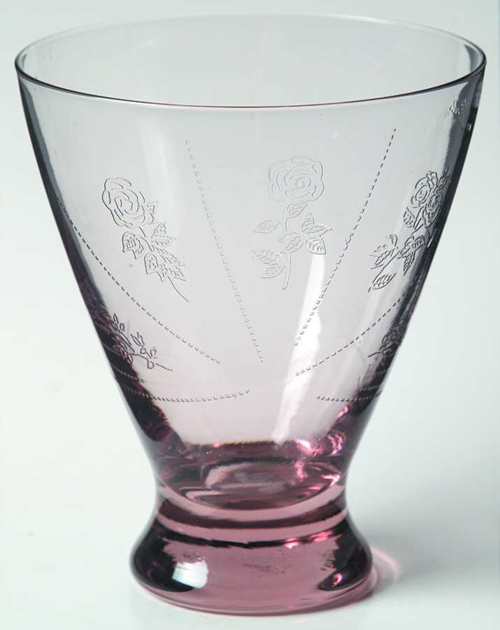 Ring O' Roses Footed Tumbler by Fostoria-1
