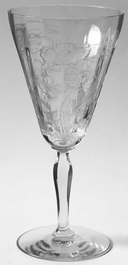 Rogene Clear Water Goblet by Fostoria-1