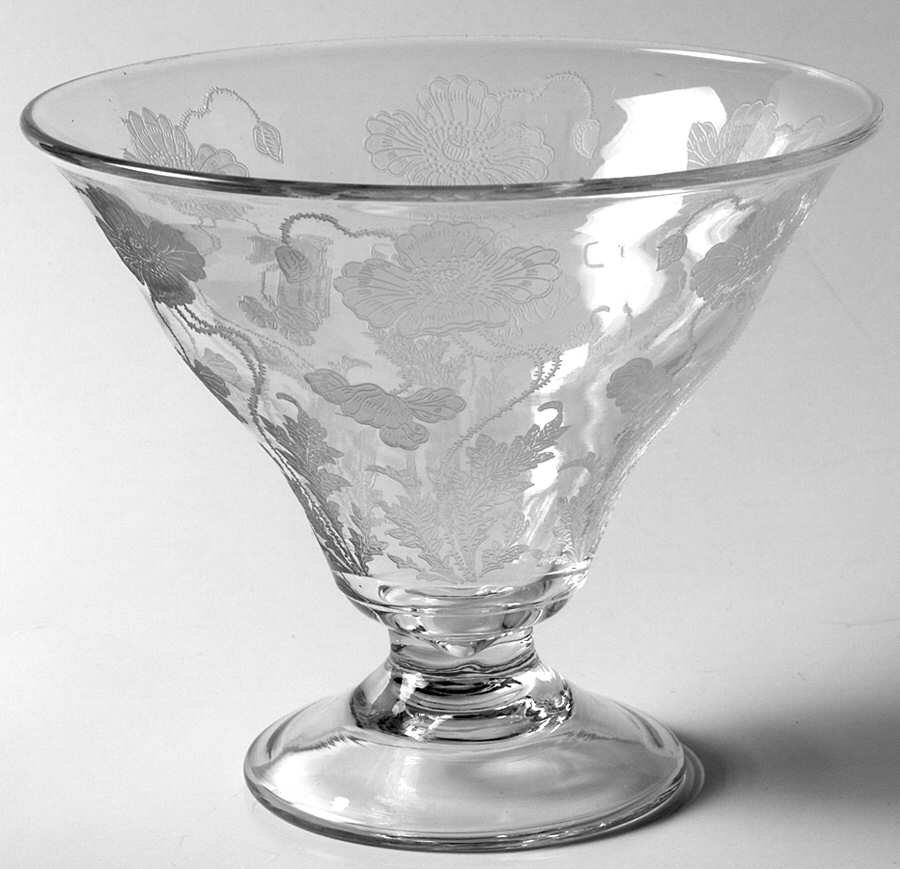 Rogene Clear Mayonnaise Bowl, Bowl Only by Fostoria-1
