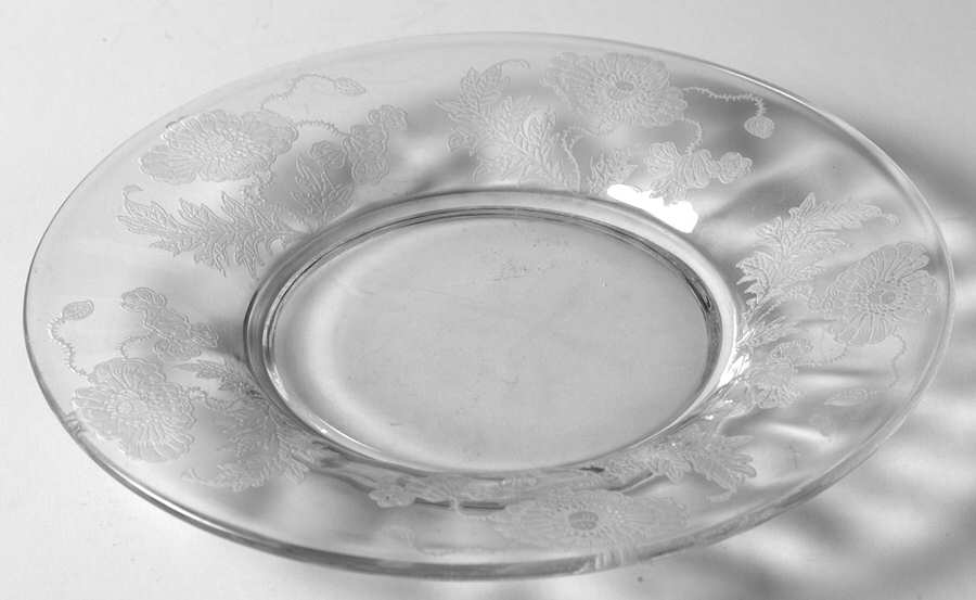 Rogene Clear Finger Bowl Underplate Only by Fostoria-1