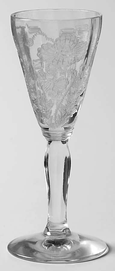 Rogene Clear Cordial Glass by Fostoria-1