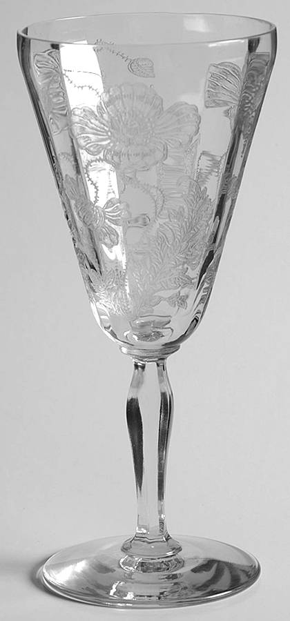 Rogene Clear Claret Wine by Fostoria-1