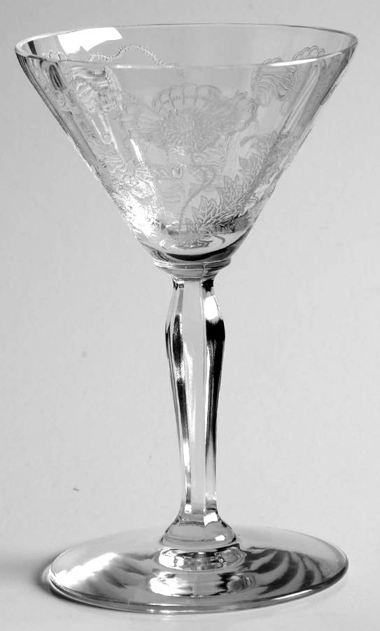 Rogene Clear Liquor Cocktail by Fostoria-1