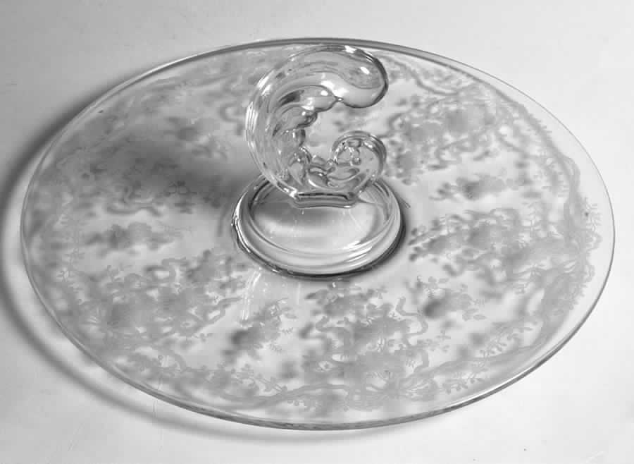 Romance Center Handle Tray by Fostoria-1
