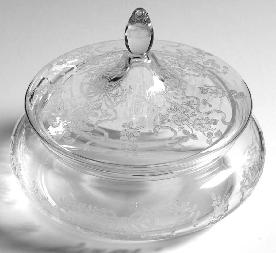 Romance Candy Dish & Lid by Fostoria-1