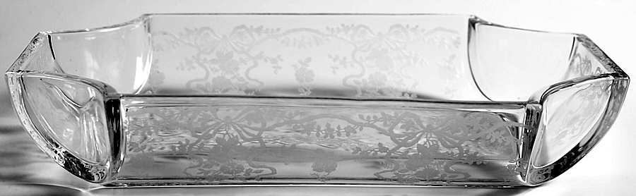 Romance Oblong Shallow Bowl by Fostoria-1