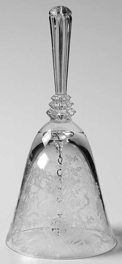 Romance Bell Made From Wine Glass by Fostoria-1