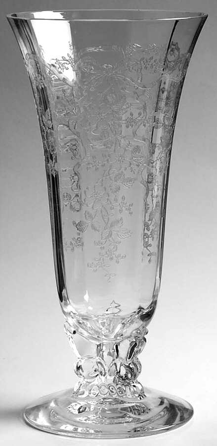 Romance 9" Footed Flower Vase by Fostoria-1