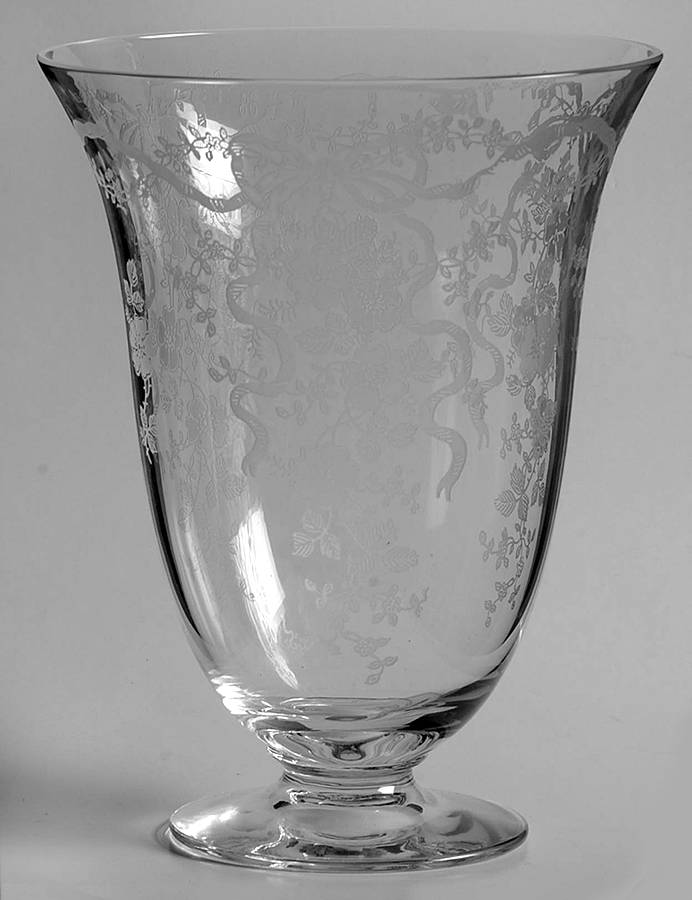 Romance 6" Footed Flower Vase by Fostoria-1