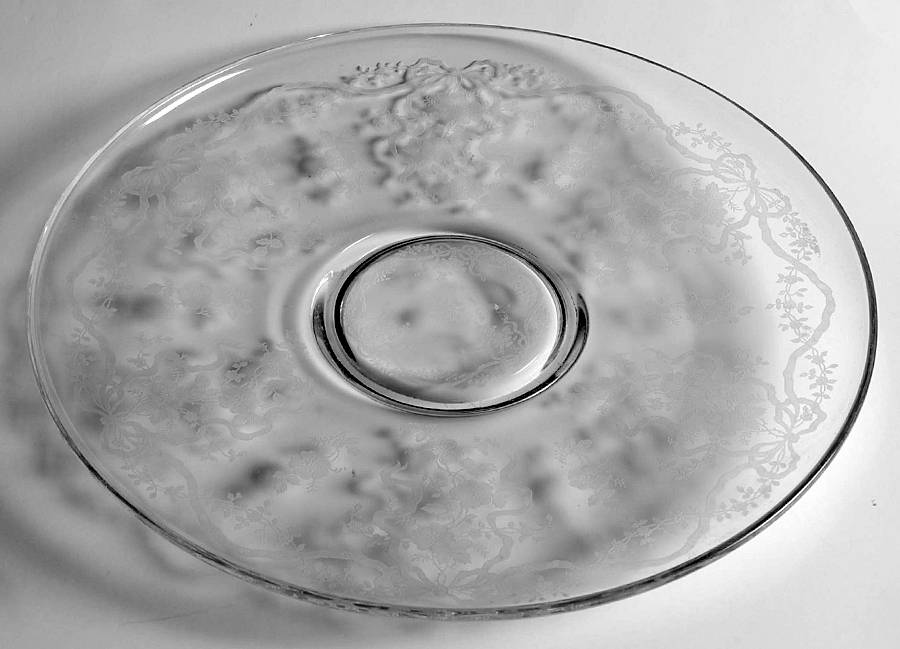 Romance 14" Torte Plate by Fostoria-1