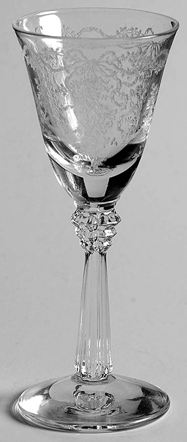 Romance Cordial Glass by Fostoria-1