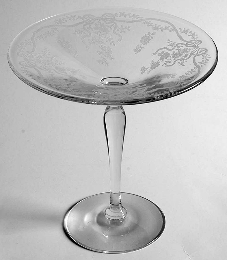 Romance Tall Compote by Fostoria-1