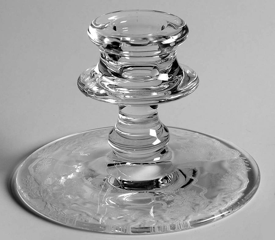 Romance 3" Single Light Candlestick by Fostoria-1