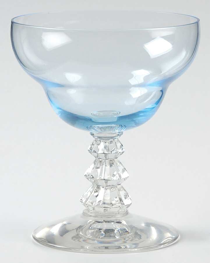 Rondel Blue Champagne/Tall Sherbet by Fostoria-1