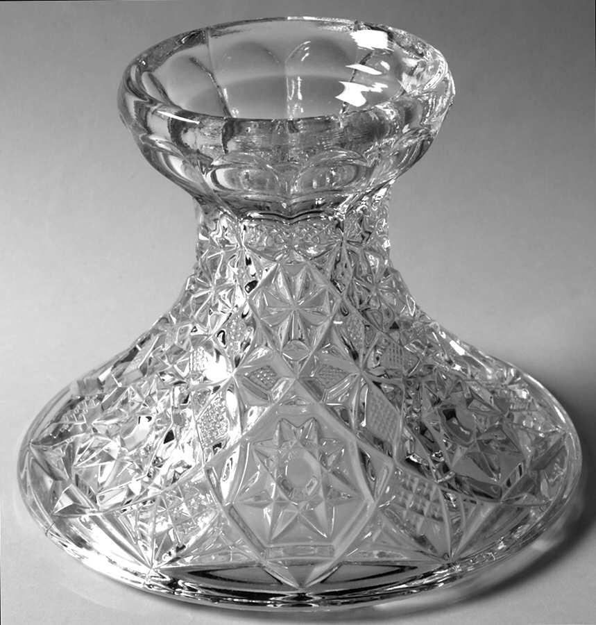 Rosby Clear Punch Bowl Stand by Fostoria-1
