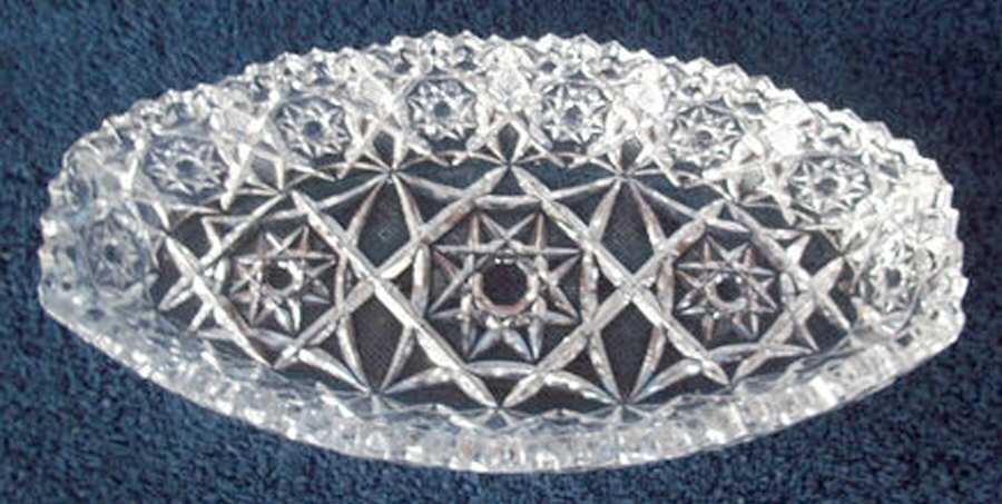 Rosby Clear 10" Oblong Celery by Fostoria-1