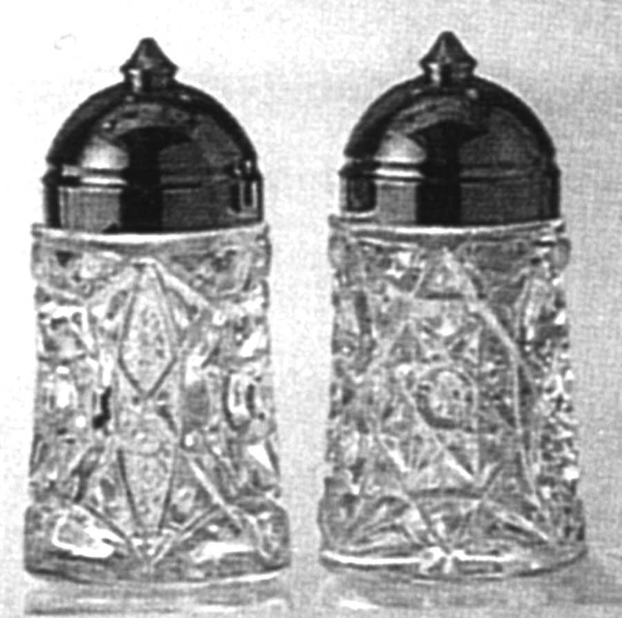 Rosby Clear Shaker Set w/Metal Lids by Fostoria-1