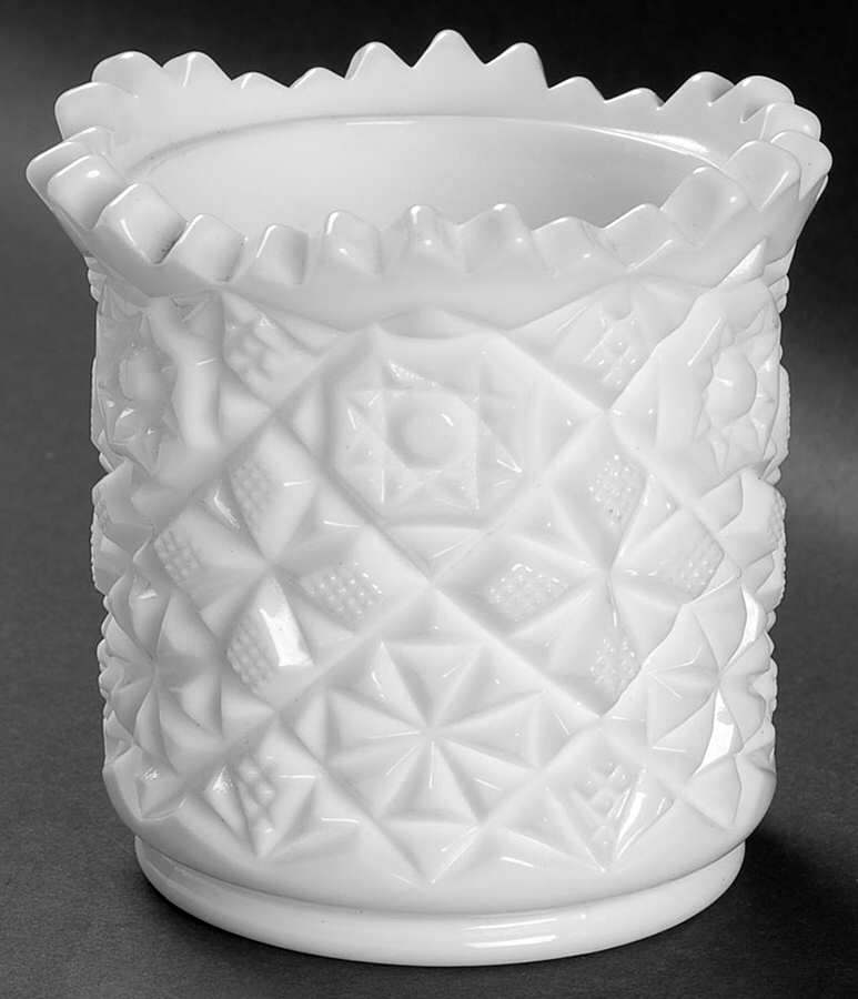 Winburn Milkglass Open Sugar by Fostoria-1