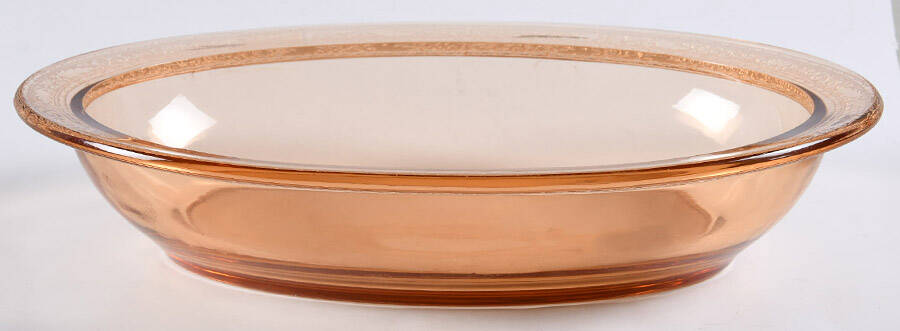 Royal Amber 9" Oval Vegetable Bowl by Fostoria-1